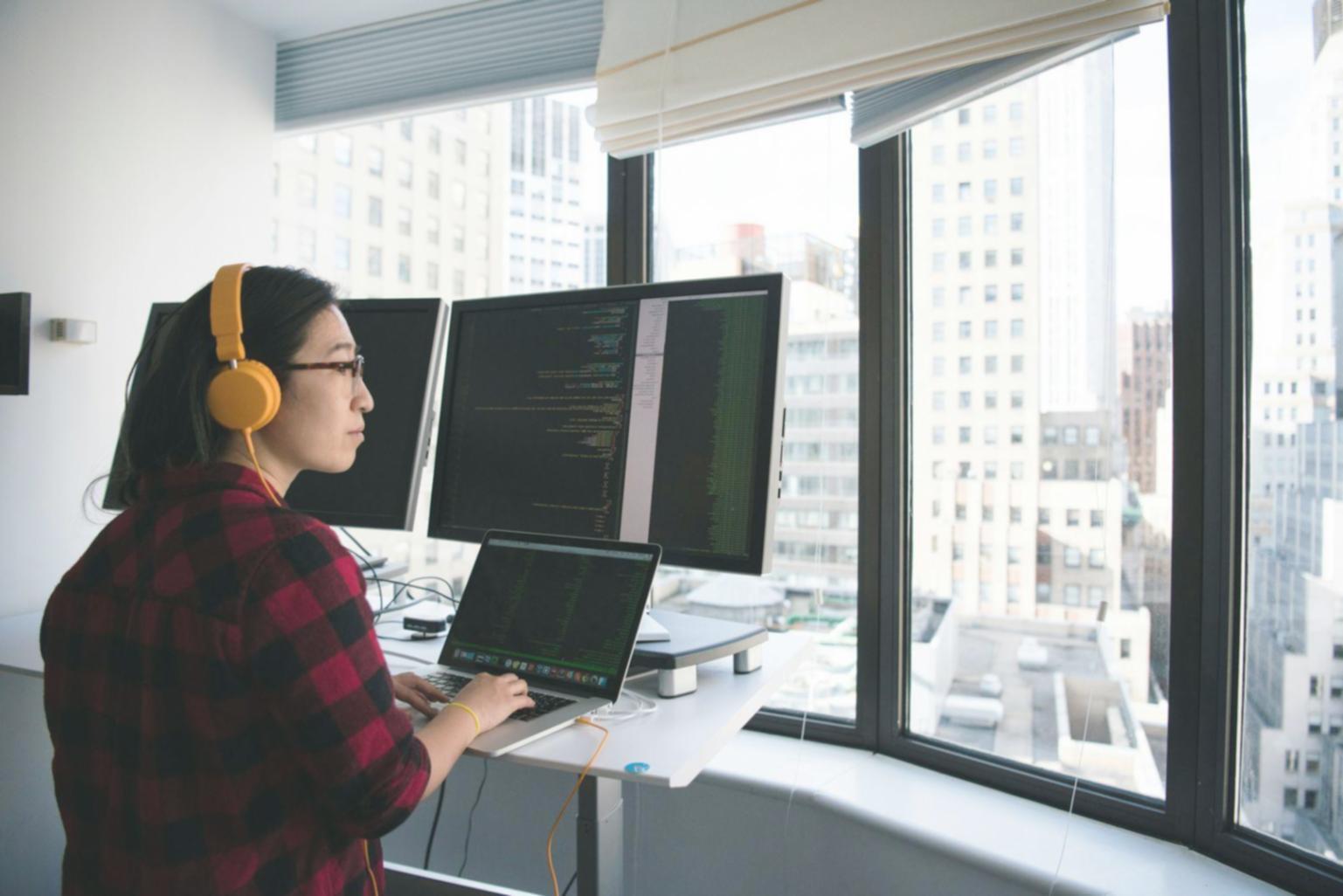 Student successfully accessing online learning platform